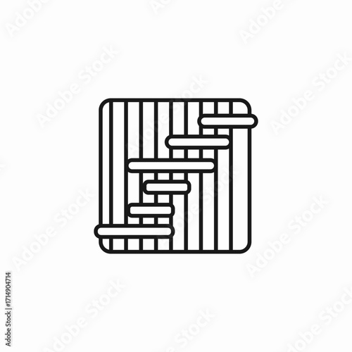 gantt chart timeline icon sign vector