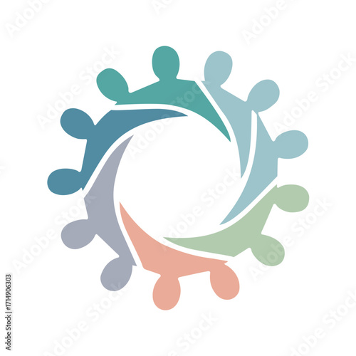 Circle of People Logo Concept

