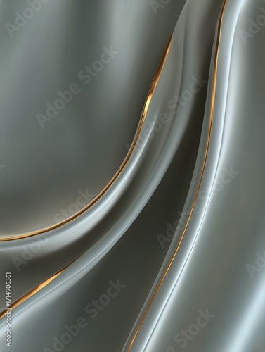 Beautiful Minimalist Display With Curved Backdrop and Circular Platform in Wa...