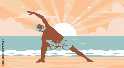 Sunrise Yoga Beachside Stretch and Serenity