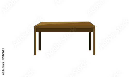 Premium editable wooden table vector
