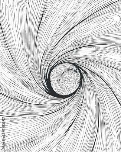 Abstract swirling lines creating a dynamic and intricate pattern suitable for various design purposes.