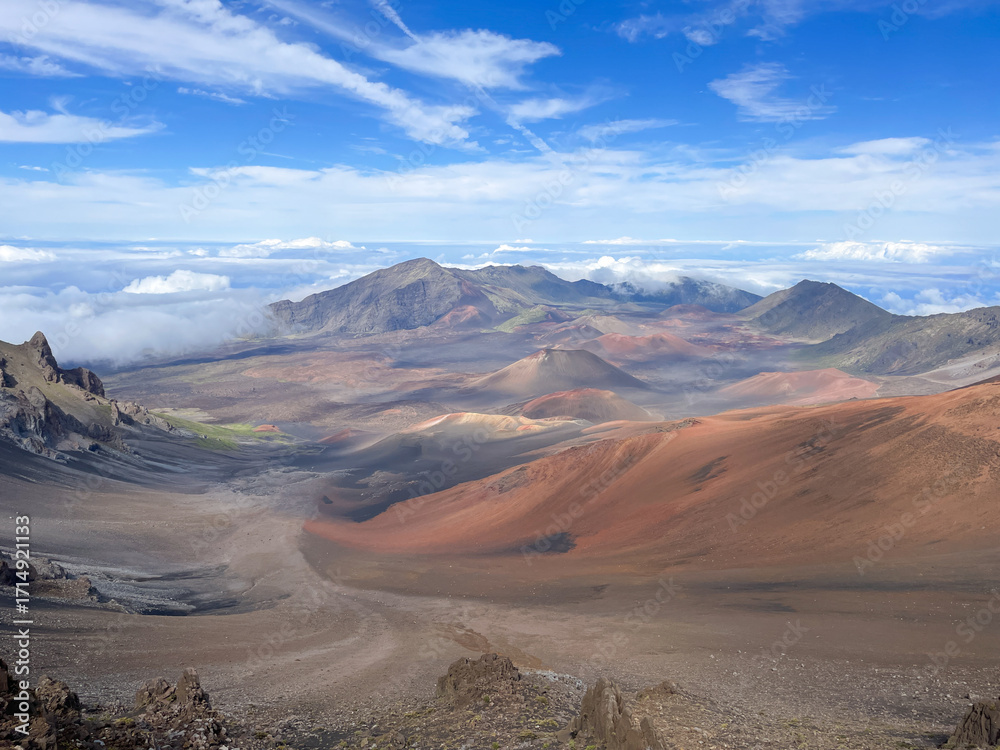 Fototapeta premium Haleakalā National Park Summit Crater