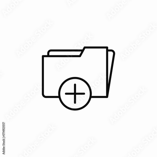 new folder icon sign vector
