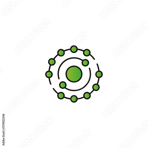 Antioxidant icon flat vector design