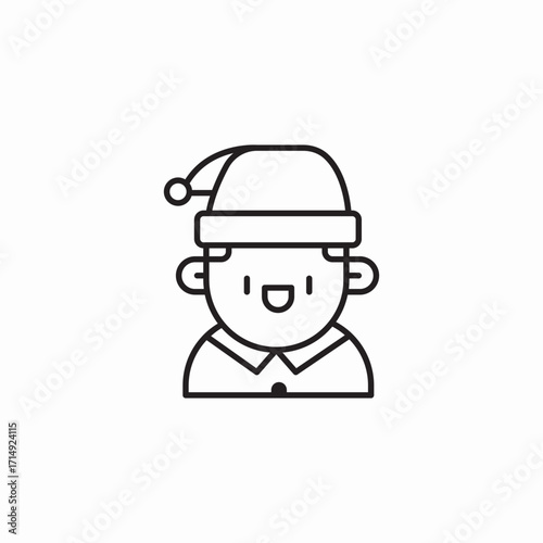 baby hat headwear icon sign vector