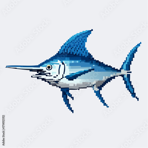 Pixel Marlin - Spear of the Ocean