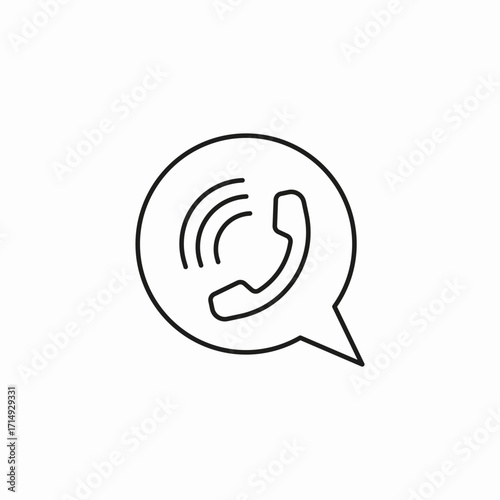 phone call active icon sign vector