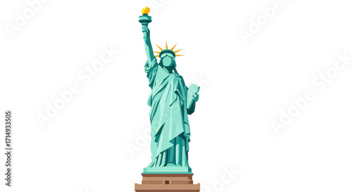 Iconic Statue of Liberty Liberty Enlightening the World.