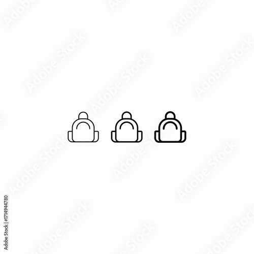 baby diaper bag icon sign vector