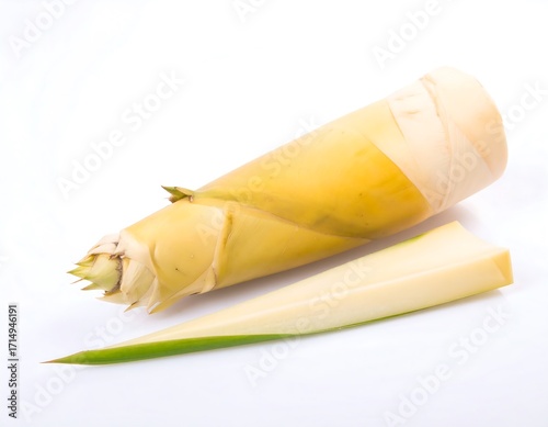 Bamboo shoot, sliced and whole