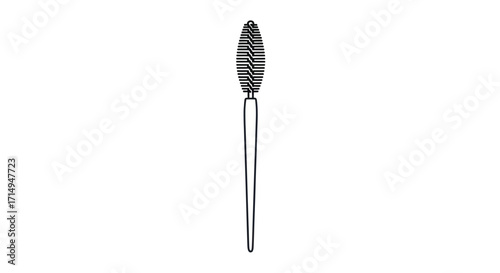 Metal Cocktail Strainer with Oval Head and Long Handle.