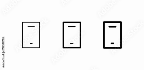 smartphone with lines icon sign vector