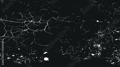 Ground split fracture line. Wall crack black silhouettes, earthquake effect. 
crack concrete white wall or Cement wall background, crack white wall texture, Grange letterpress background