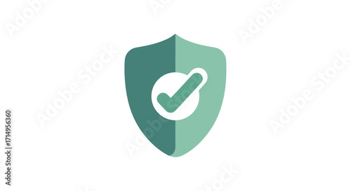 Approved Security Shield Icon: Green Checkmark.