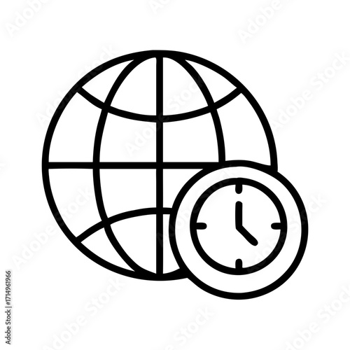 Global time zone world clock international time management schedule appointment planner meeting
