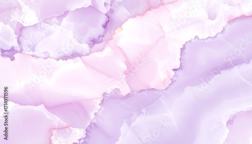 Delicate Lavender Marbleized Design for Decorative Purposes