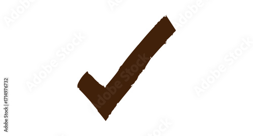 vector illustration of an arrow. Green checkmark symbols. Check mark icons. Right, correct vote choise