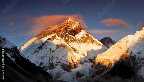 Stunning Mount Everest At Sunrise