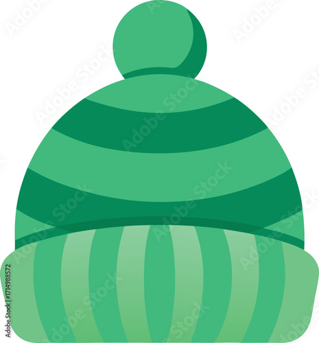 vector illustration of a winter hat