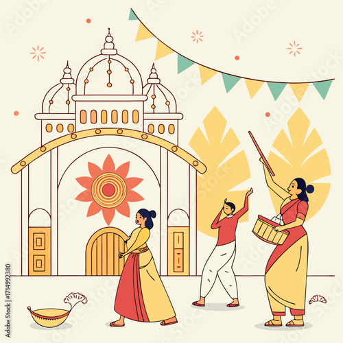 Durga Puja. Durga Puja is one of the most popular festivals in India. Durga Puja festival marks the victory of Goddess Durga over the demon Mahishasura. The ...