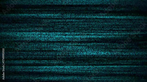 Tv screen noise grainy footage overlay. Old TV Glitch Disturbances on a Black Background. Analog Static Noise texture overlay. VHS Glitch. Bad TV signal. CRT transitions. Scan lines interference.
