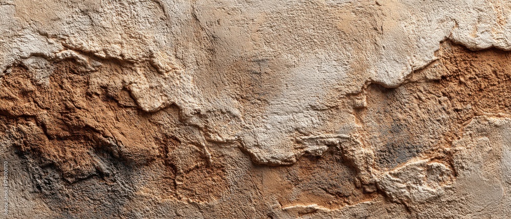 Obraz premium Textured Earthy Surface With Brown and Gold Tones Featuring Natural Rock Patterns and Organic Details