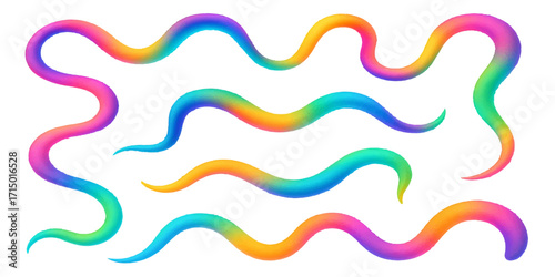 Colorful seamless wave pattern, an abstract vector illustration of flowing water shapes for a vibrant design backdrop