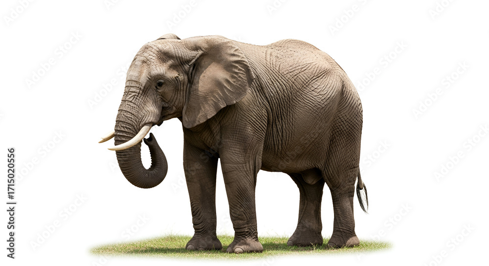 Obraz premium elephant isolated on white