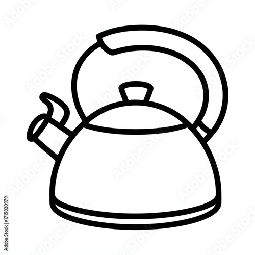 vector illustration of a kettle