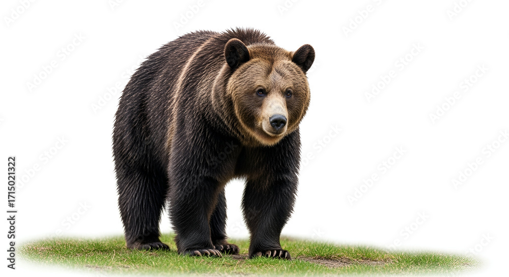 Fototapeta premium brown bear in the forest