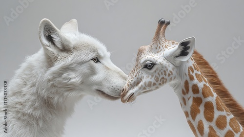 Wolf and giraffe as symbolic animals of nonviolent communication