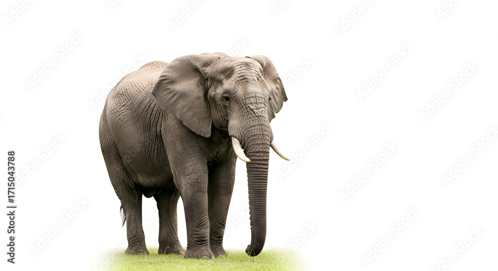 Obraz premium elephant isolated on white