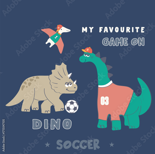 Dino's graphic with my slogan favorite game on 