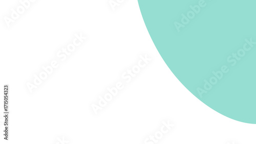 Clean, modern background featuring a partial pastel mint green circle on white. Ideal for design elements, presentations, and minimalist aesthetics.