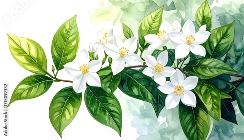 Delicate Jasmine Branch