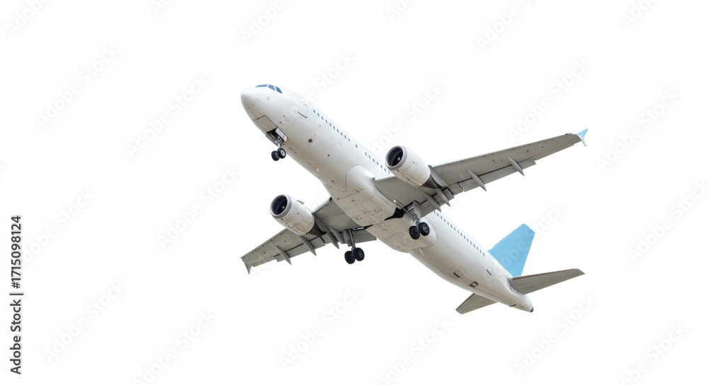 Obraz premium Airplane isolated on white background