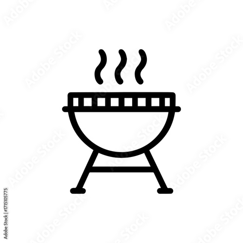 Barbecue Grill Icon vector