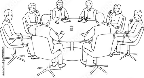 group of business people meeting