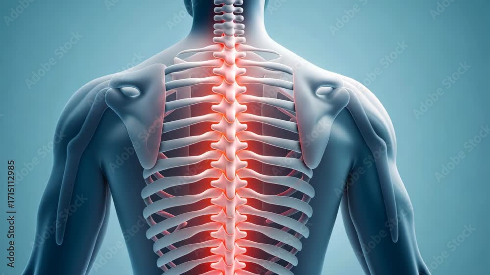 Backbone Anatomy Visualization: A detailed and informative medical ...