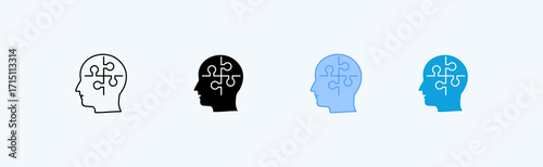 Psychology Outline Icon