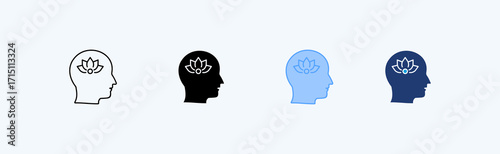 Stress Reduction Outline Icon
