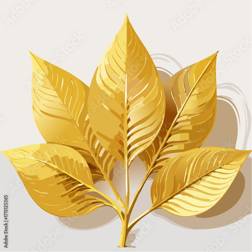 Hintergrund goldene Blätter