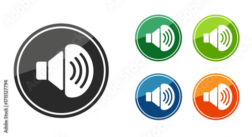 Volume Control Icons  Versatile Sound Symbol Set for Websites and Apps