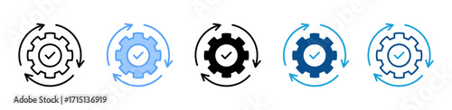 Continuity icon sheet multiple style collection