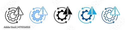 Incident icon sheet multiple style collection