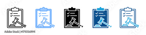 Compliance icon sheet multiple style collection