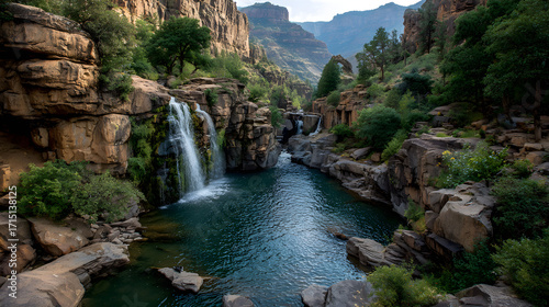 Havasu Falls Canyon View