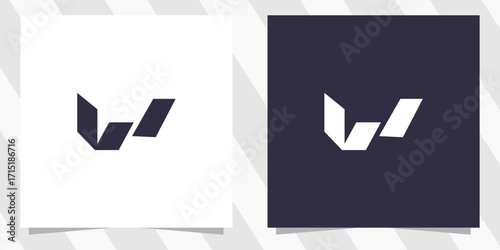 letter w logo design vector