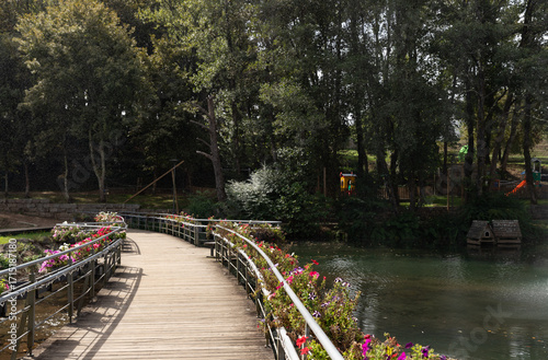 Bridge over the river, Caldas de São Jorge, Santa Maria da Feira, Portugal